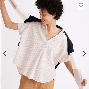 Madewell courier button-back shirt in